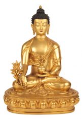 Medicine Buddha 15＂gilt copper