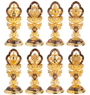 8-Aus.Symbols set,GP enamel (S)