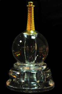 Arylic Stupa brass top