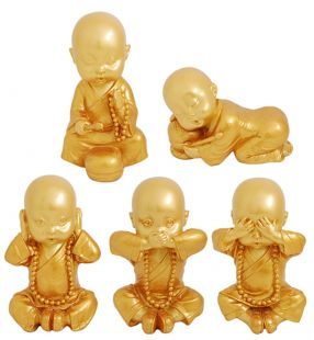 Joyful Monk Set of 5