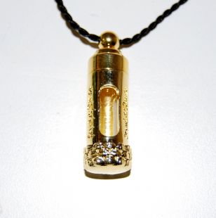 Vertical Mani Gau Brass Gold Colored (A)