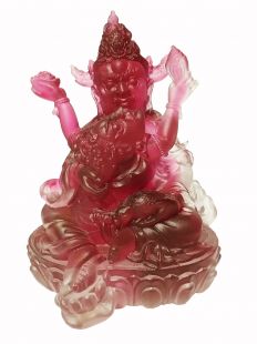 Red zambala (liuli lazurite 10.5cm H)