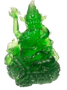 Green zambala (liuli lazurite 11cm H)