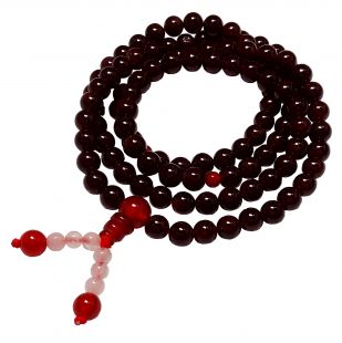 Garnet mala  6mm 108 beads