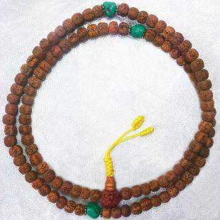 Rudradsha mala and Turquoise 8mm