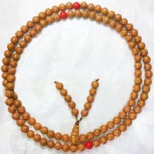 Gold Flask Mala 8mm