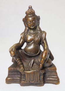 Yellow zambala 8.5cm (red copper made in Nepal)