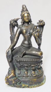 Green Tara 11cm (copper made in Tibetan)