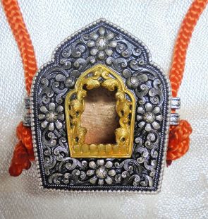 Gold gilding and sterling sliver