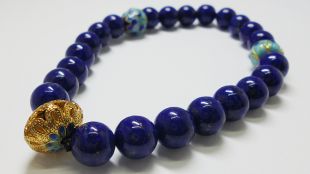 Lapis 8~9mm bracelet Grade 3A