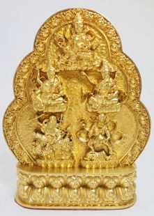 Brass 5-Zambala plaque