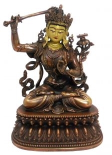 Manjushree Copper statue
