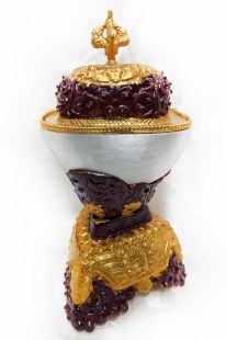 Brass Kapala 15cmH (dark color)