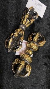 Gilded Five-pronged Vajra (two forms)