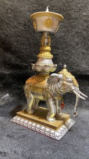 Butter lamp LED elephant design