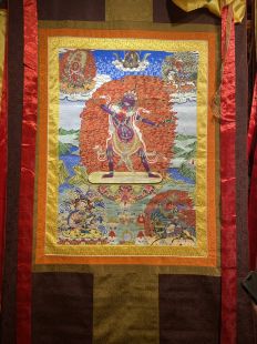 Embroidery Thanka(M) Easy-knotted Ganesha