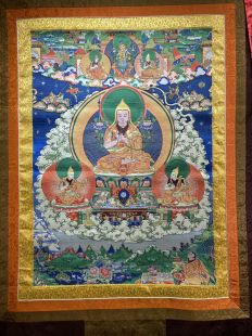 Embroidery Thanka(M) Tsongkhapa Dharma