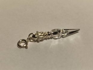 Silver Phurpa pendant