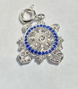 Vermeil & Silver Chakra pendent