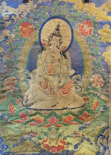 Samantabhadra Embroidery Thanka