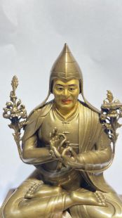 Sakya Pandita Gongga Gyaltsen (10cm bronze Buddha statue)