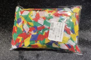 5 color cotton fabric pcs.