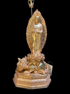 Ksitigarbha Bodhisattva / Mount. Original Red Copper