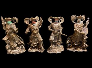 4 Heavenly Kings copper w/face
