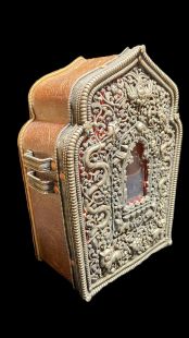 Mirror Gau tibetan silver