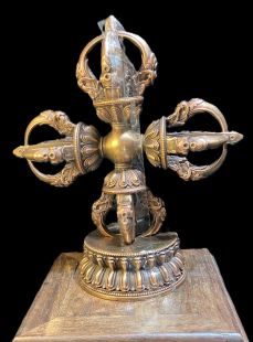 Double Dorje copper/antiqued