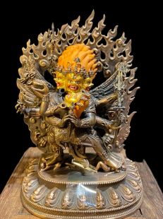 Phurpa yap-yum face paint