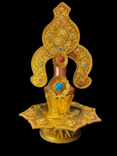 Brass Guru Yoga Torma (L)