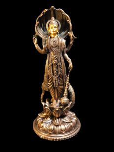 Vishnu face paint/antiqued