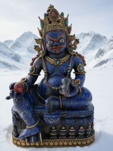 Yellow Zambala (Lapis lazuli)