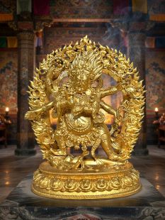 Six arms Mahakala 11cm